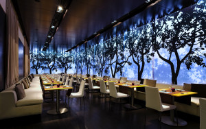 Golden Apple Restaurant designed by Antonella Iazzetti